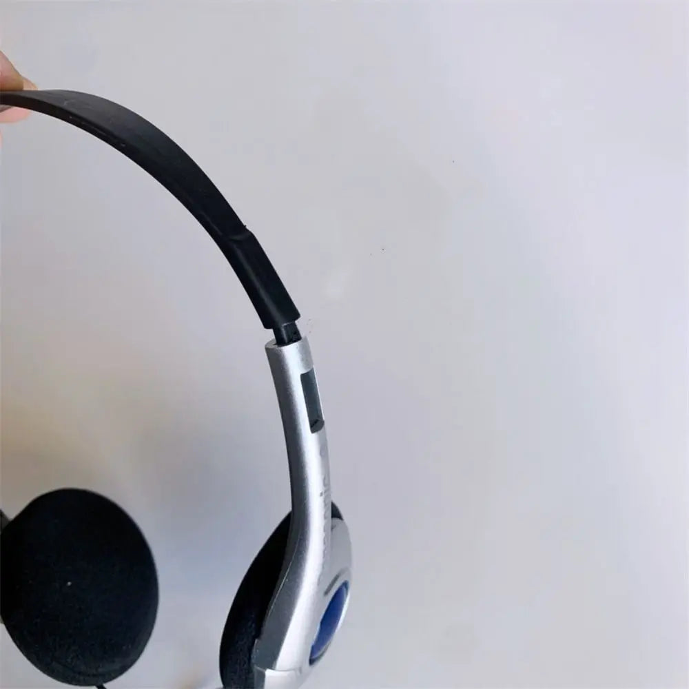 Y2k Personality Retro Headphones Millennium Wind Headset Blue Black Fashion Style Headset Over Ear Earbud 3.5mm Type C Headset Oasis Select