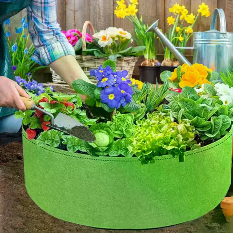 Thickened Planting Bags For Vegetables, Pots For Balconies And Gardens, Seedling Bags, Large Non-woven Fabric Planting Bags Oasis Select