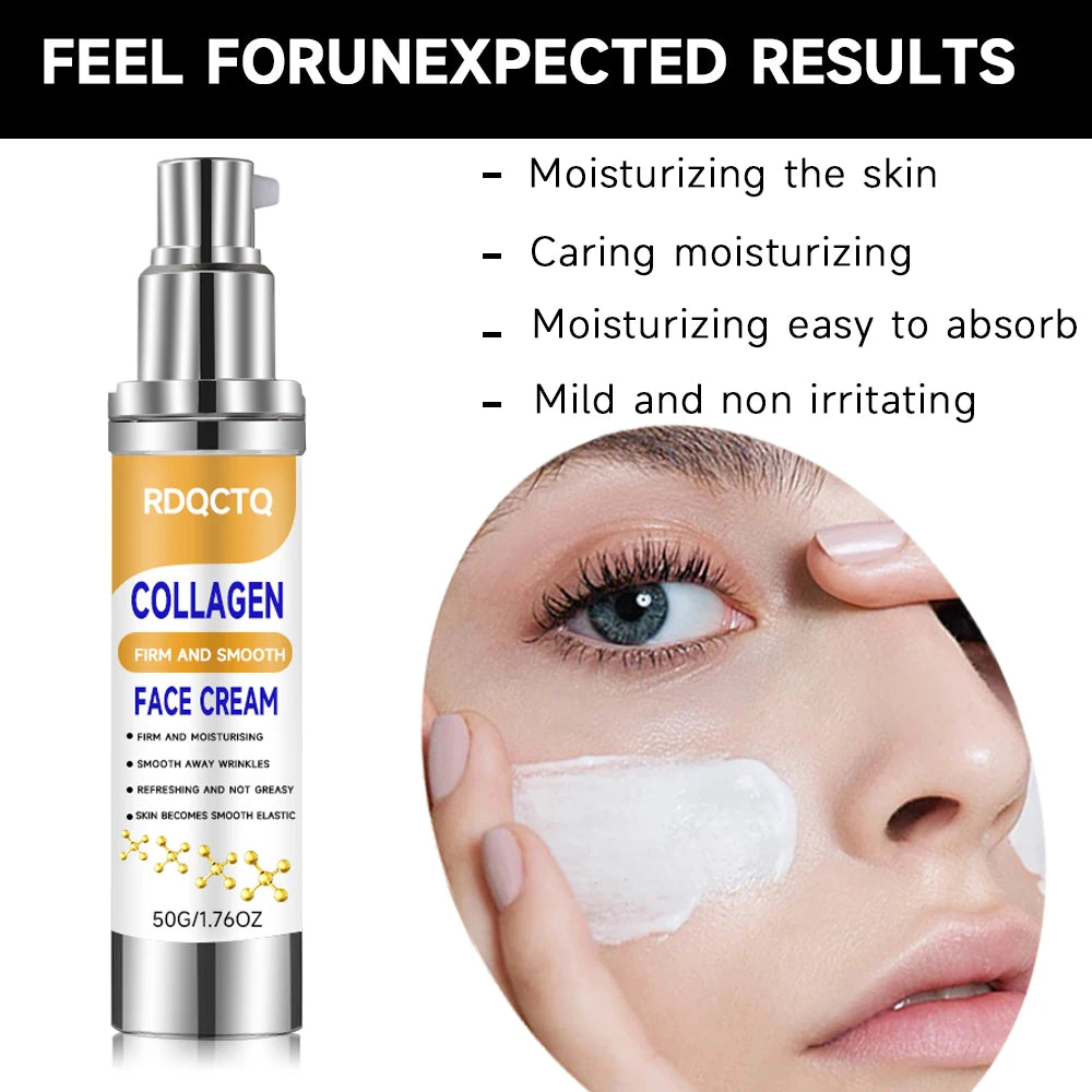 Collagen Face Cream – Firming, Hydrating Lightweight Moisturizer Collagen Face Cream Oasis Select