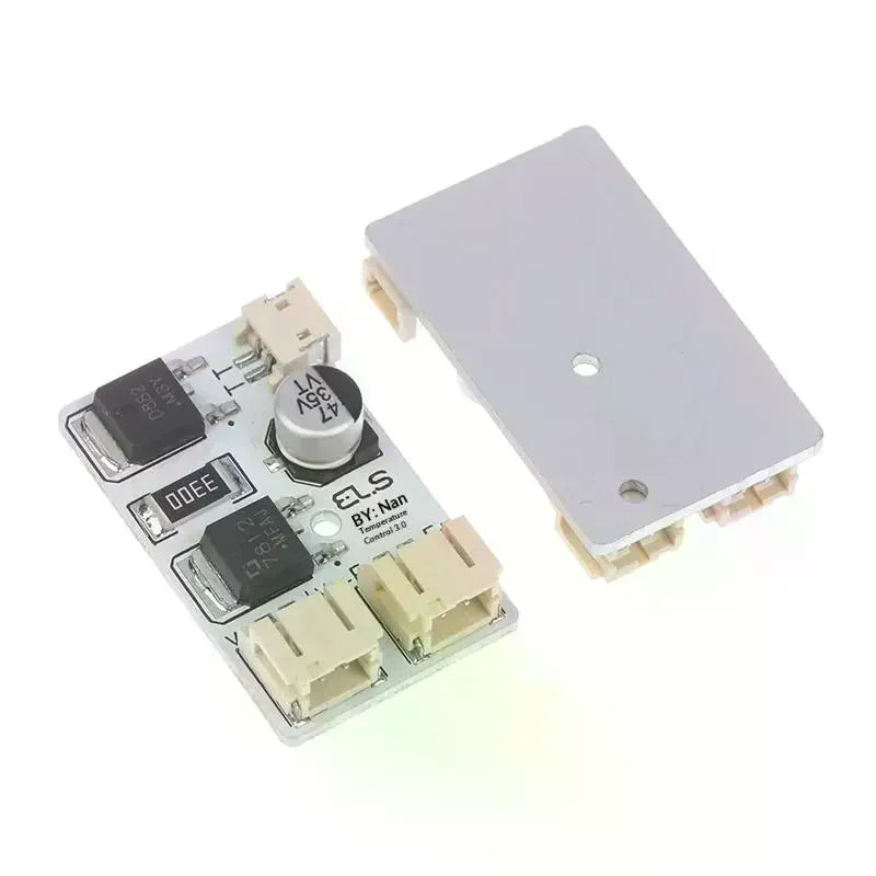 DIY Fan Temperature Control Board Fan Speed Control Step-Down Board Automatic Fan Controller No Welding DIY PCB Module Oasis Select