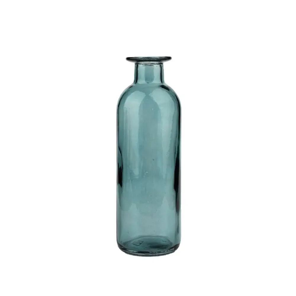 Transparent Glass Flower Vase | Modern Hydroponic Table Decor Glass Flower Vase Oasis Select Green-S
