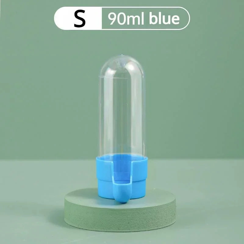 Hanging Pet Feeder Squirrel Parrot Water Dispenser Pet Bird Food Box Cage Accessories Birds Supplies Oasis Select Blue-S