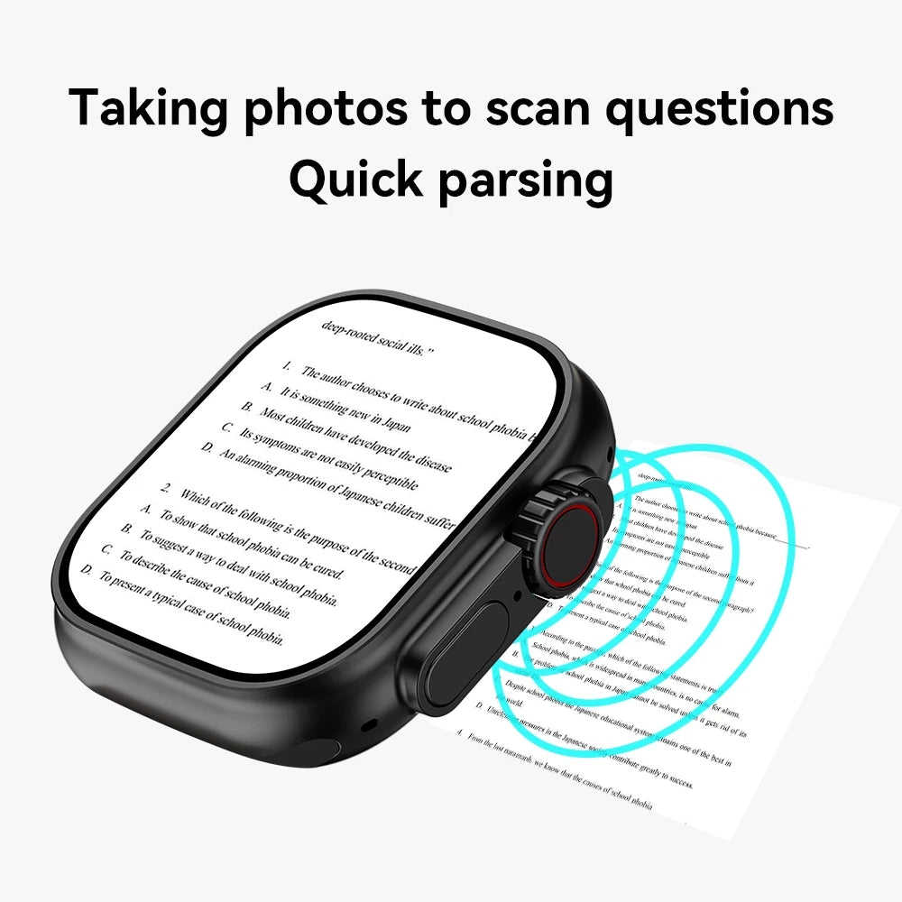 Ultra Ai3 4G Android Smartwatch | AMOLED GPS 180° Camera