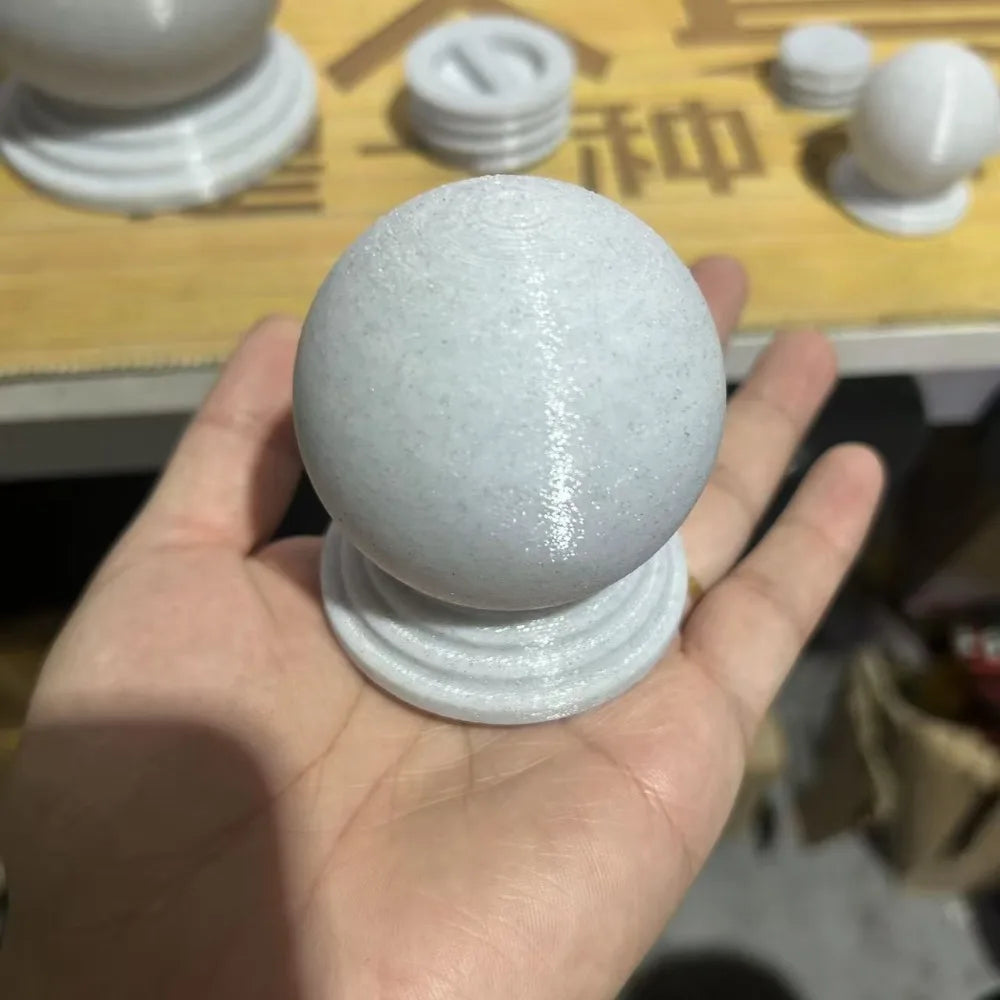 Interesting Hidden Screw Stone Sphere Storage Box 3D Printed Desk Organizer for Small Items Home Desktop Storage Ornaments Decor Oasis Select
