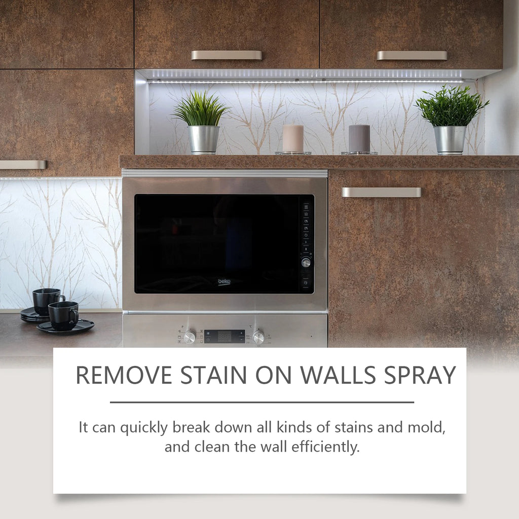 Mold Remover Spray for Wall Stains Mildews Eliminating Damp Antibacterial Deodorizing Mold Remover Cleaner for Wall Ceramic Tile Oasis Select