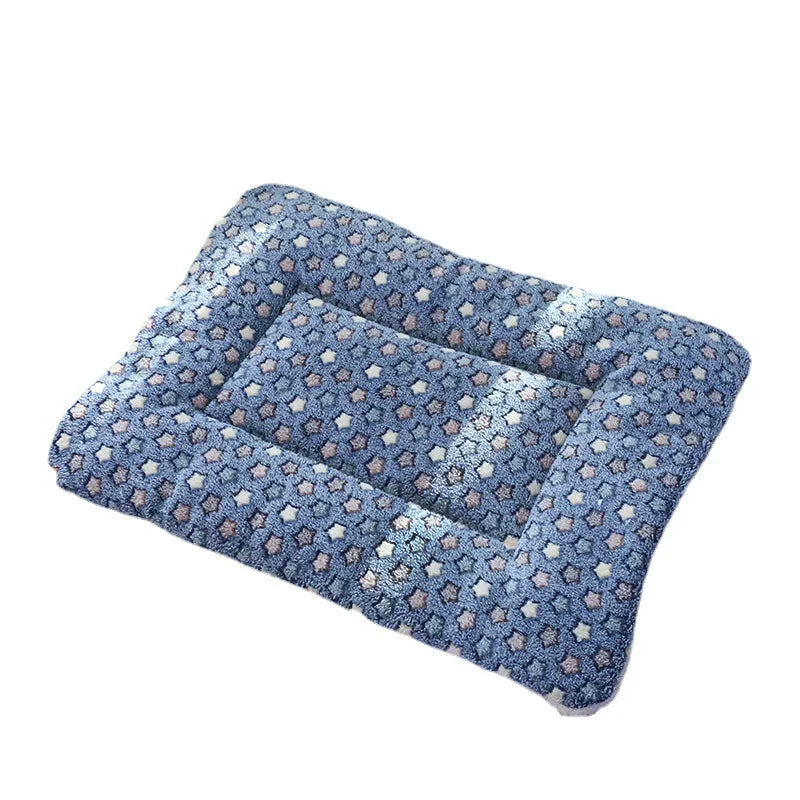 Thickened Plush Mat, Cat Bed, Cat Sleeping Mat, Dog Bed, Coral Fleece Dog Blanket, and Cotton Pad for Warmth Oasis Select