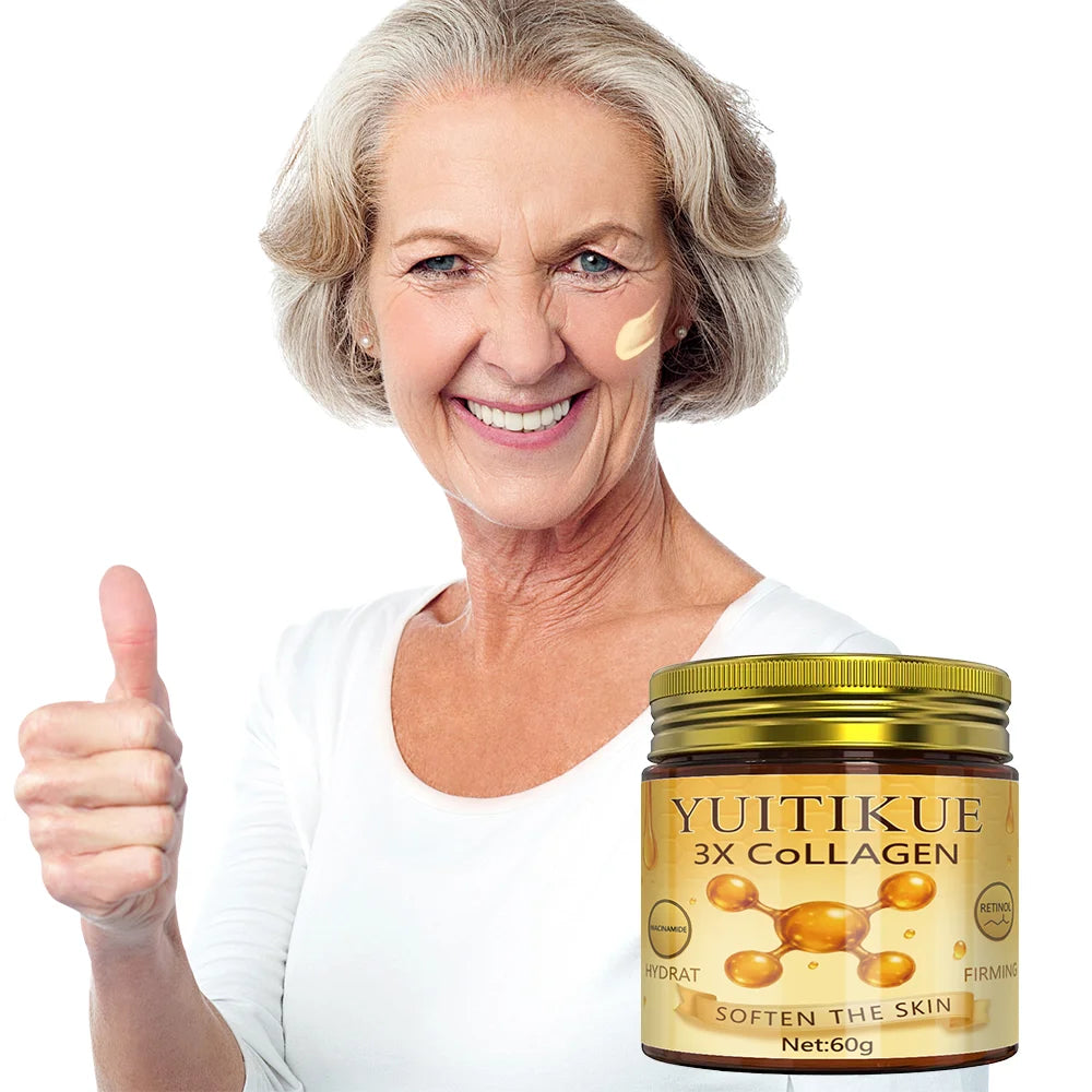 YUITIKUE Collagen Face Cream – Anti-Wrinkle & Brightening 60g