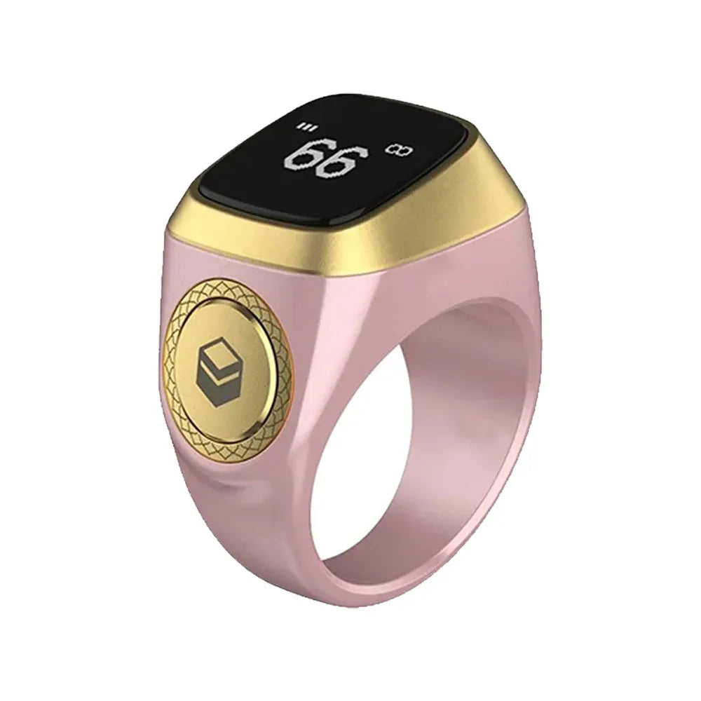 Smart Tasbih Zikr Ring – Digital Prayer Counter & Reminder