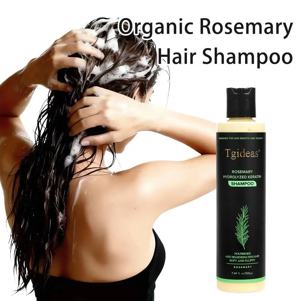 Rosemary Hair Growth Shampoo Organic Rosemary Oil Deeply Nourish Hair Follicles Promote Scalp Blood Circulation Reduce Hair Loss Oasis Select