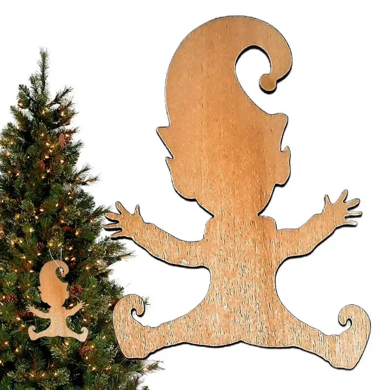 Gnome Stencil Footprints Christmas Decorations Wooden Footprint Stencils For Floors Christmas Floor Template Window Decorations Oasis Select