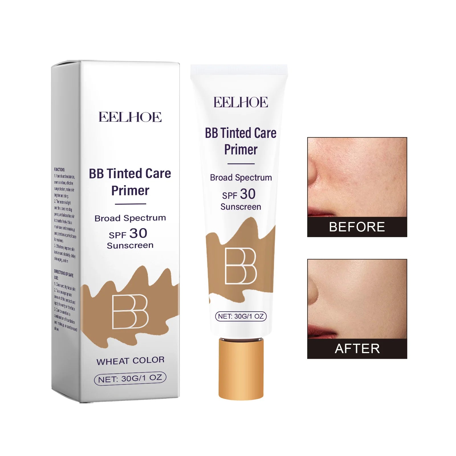 Eelhoe BB Cream – Lightweight, Moisturizing & UV Protection