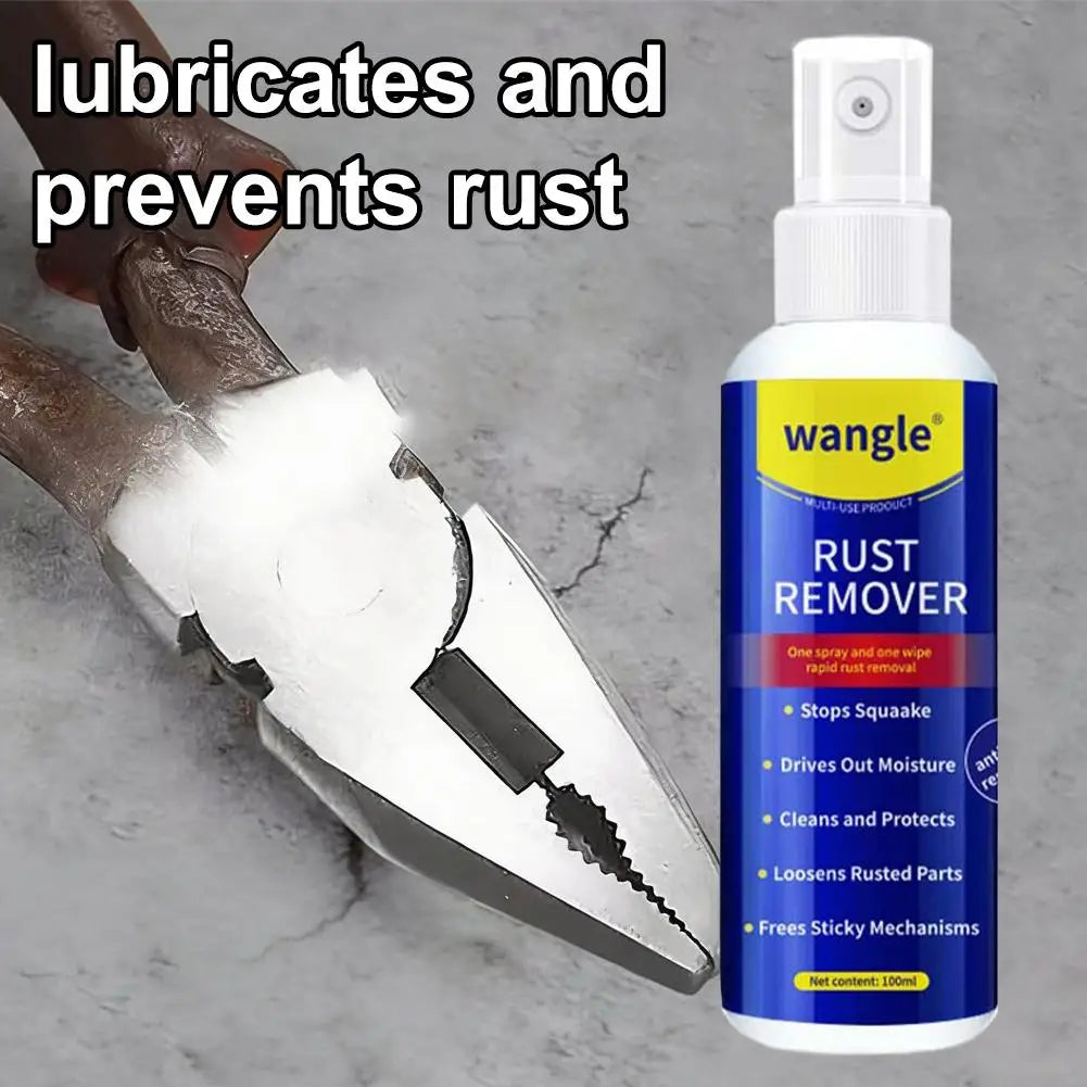 Powerful Rust Remover Spray Fast-Acting Formula Metal Rust Rust Car Remover Cleaning Spray Anti-rust Casing Remover Oasis Select
