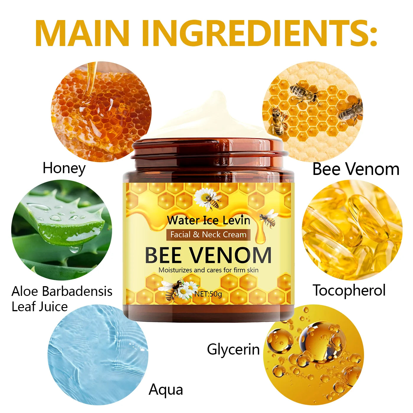 Bee Venom Face Cream – Brighten, Anti-Wrinkle & Spot Fader Face Brightening Cream Oasis Select