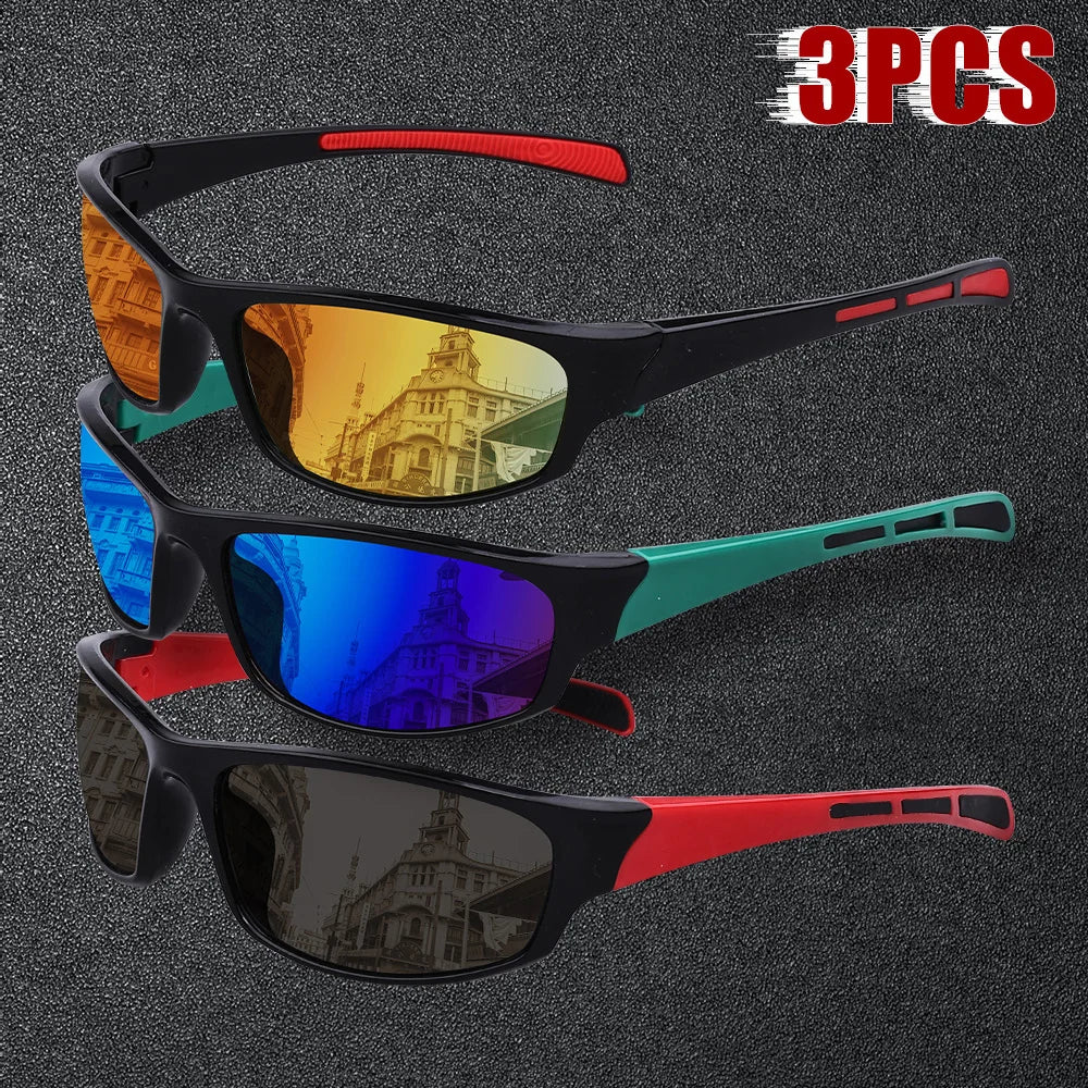 Man women Sunglasses Polarized UV Protection Cycling Glasses Suitable For Outdoor Sports Cycling Hiking Climbing Travel Fishing Oasis Select 99377-T