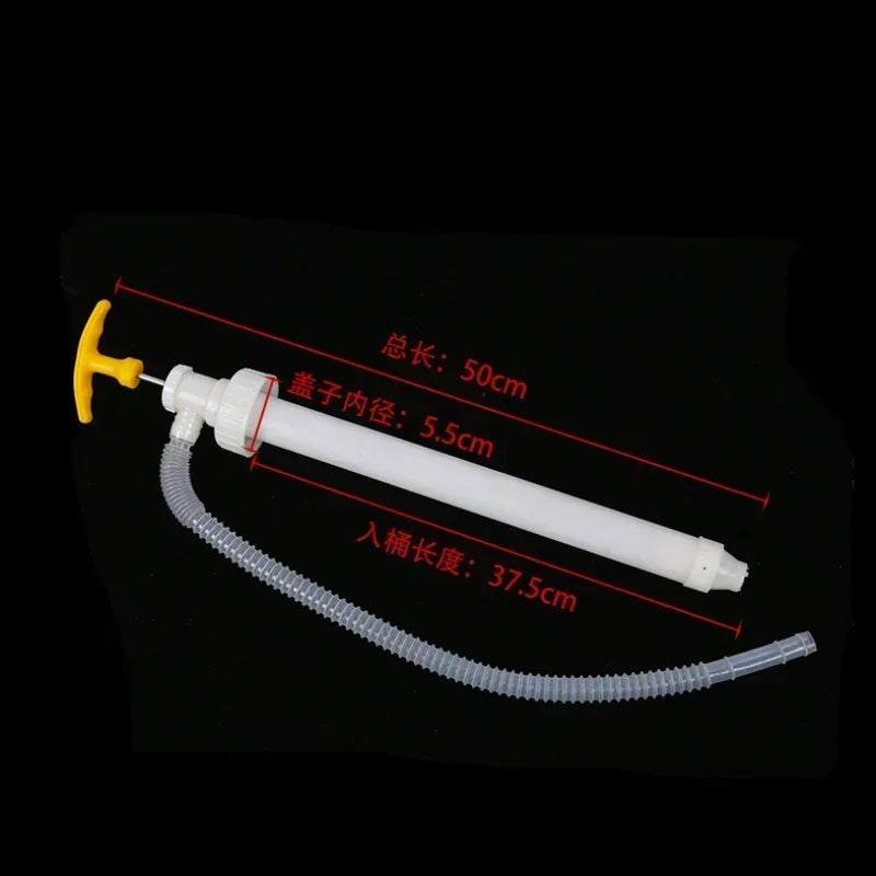 Manual Liquid Transfer Pump Oil Well Press Pump Head Pipe Special Pumping Hand Fuel Pumps for Oil Drum Backflow Prevention Tools Oasis Select