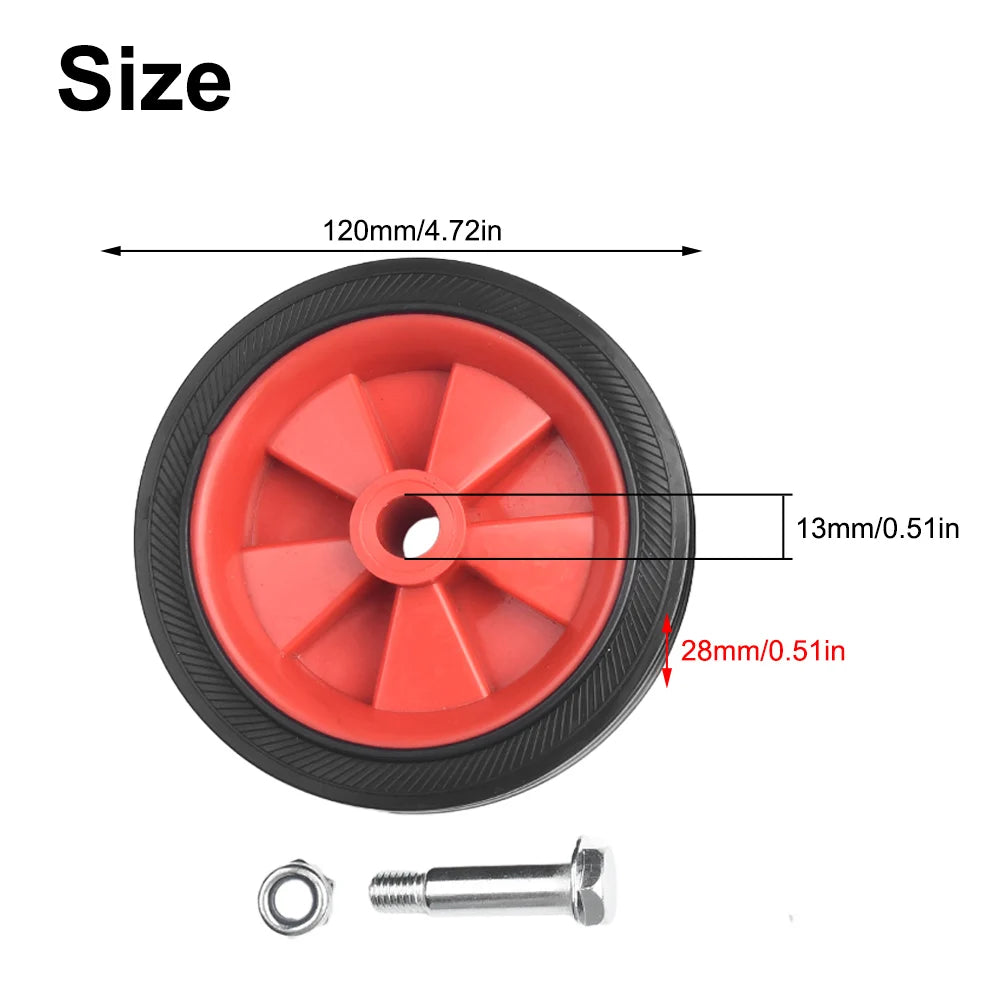 2-Pack 5/6" Air Compressor Replacement Caster Wheels Non-Slip Compressor Caster Wheels Oasis Select