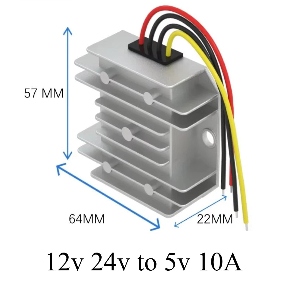 12V 24V to 5V 50A-1A Step Down Voltage Converter Voltage Reducer DC Converter Regulator 12 Volt to 5 Volt Buck Power Supply Oasis Select 12v 24v to 5v 10A 12V 24V 5V|CN