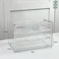Cosmetics Organization Storage Box Multifunctional Skin Care Product Box Cosmetics Jewelry Storage Makeup Box Oasis Select Transparent-5 cells