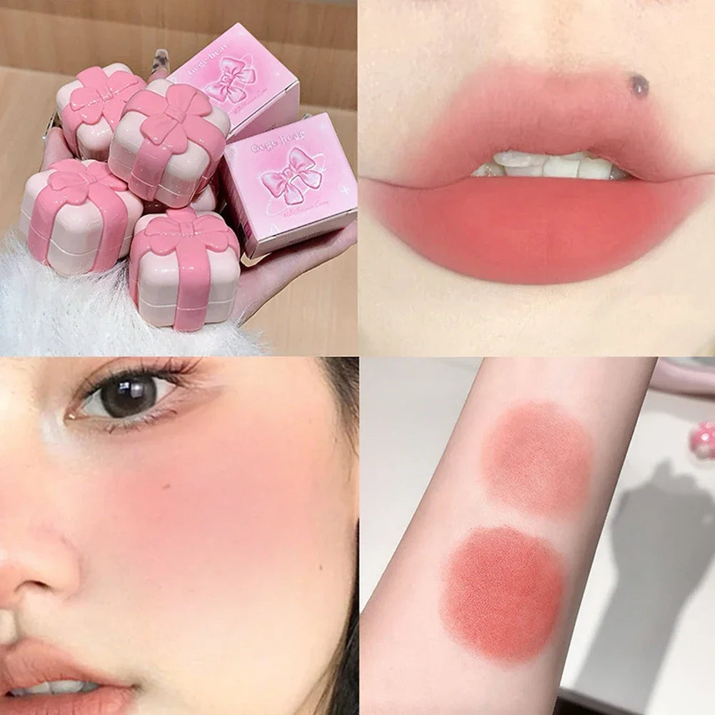 2-in-1 Lipstick Blush Stick Eyes Cheek Lip Tint Buildable Waterproof Lightweight Cream Multi-use Lip Plumper Makeup Gift Oasis Select 05