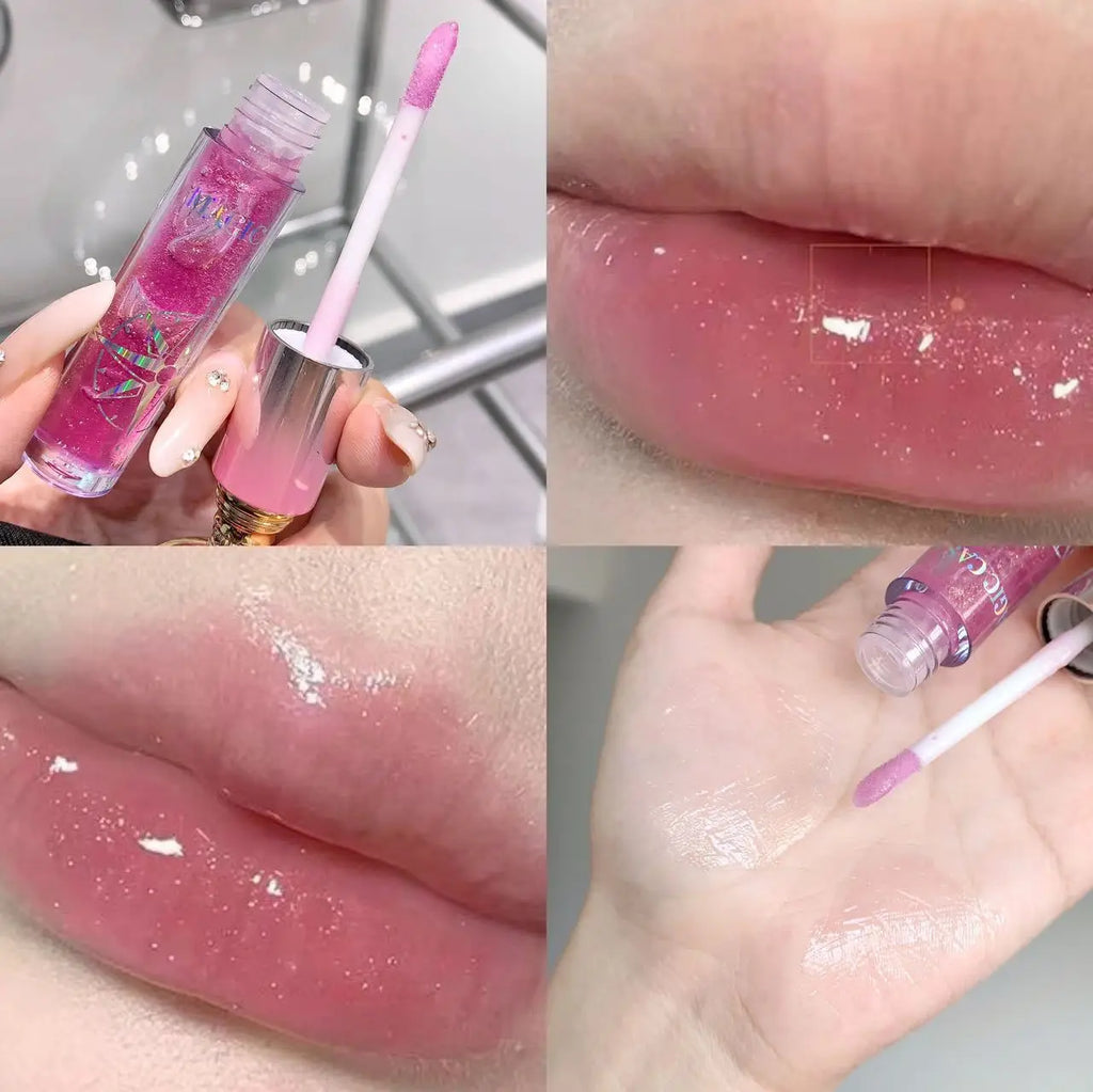 MAGIC CASA Mirror Shine Glitter Lip Gloss – Hydrating & Long Wear