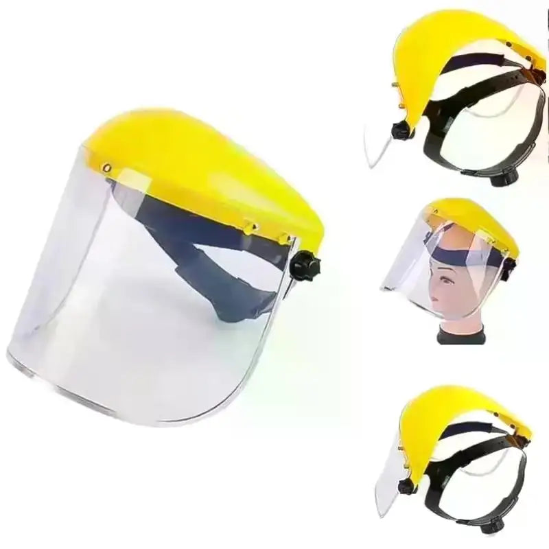 SU Garden Grass Trimmer Weed Wacker Safety Helmet Hat With Full Face Mesh Mask For Logging Brush Cutter Forestry Protection Oasis Select