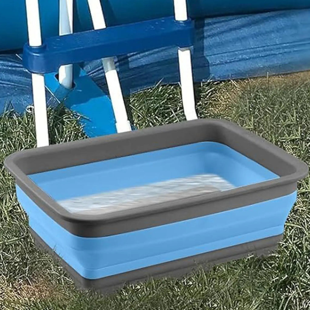Foldable Foot Bath Folding Foot Bath Bowl Feet Soaking Bucket Pool Accessories for Hot Water Dry Skin Pedicure Salon Home Oasis Select