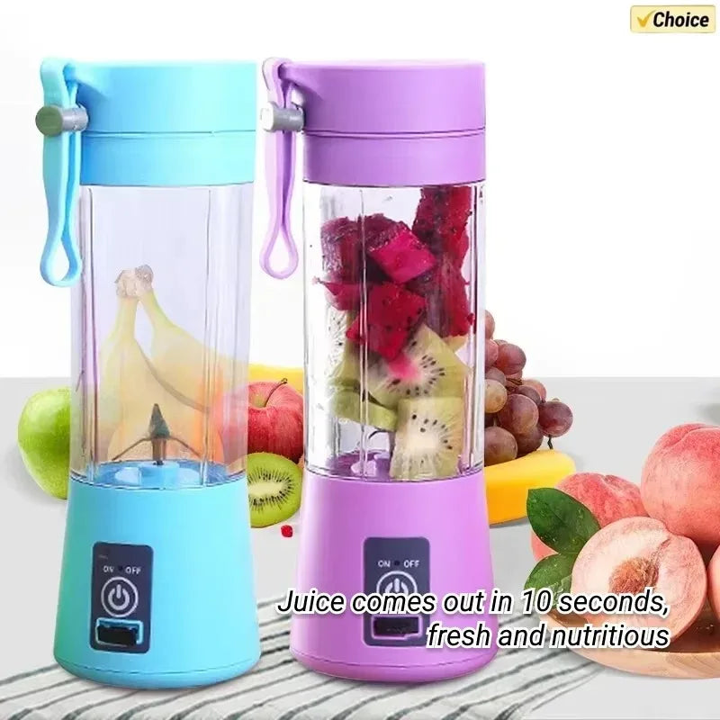Mini 380ML Portable Blender for Shakes and Smoothies Rechargeable USB Traveling Fruit Juicer Cup Hand Fruit Blender Juicing Cup Oasis Select