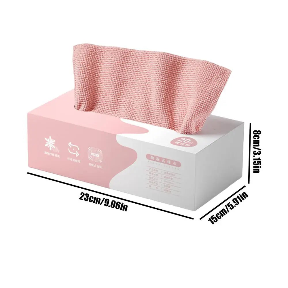 Microfiber Cleaning Cloths 20-Pack – Reusable & Streak-Free