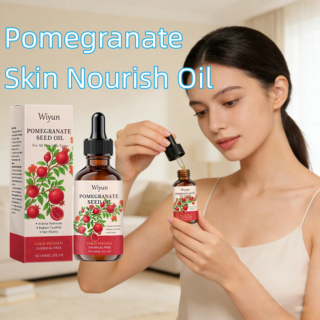 WIYUN Pomegranate Seed Body Nourish Oil Deep Hydrate Firm Skin Improve Roughness Lasting Fragrance Skin Moisturize Essential Oil Oasis Select