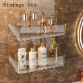Acrylic Corner Bathroom Storage Rack & Cosmetic Organizer