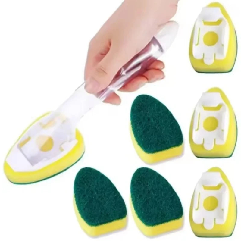 7Pcs Sponge soap dispenses dishwashing scrub Dishwashing sponge replacement head kitchen sink washing tool Oasis Select