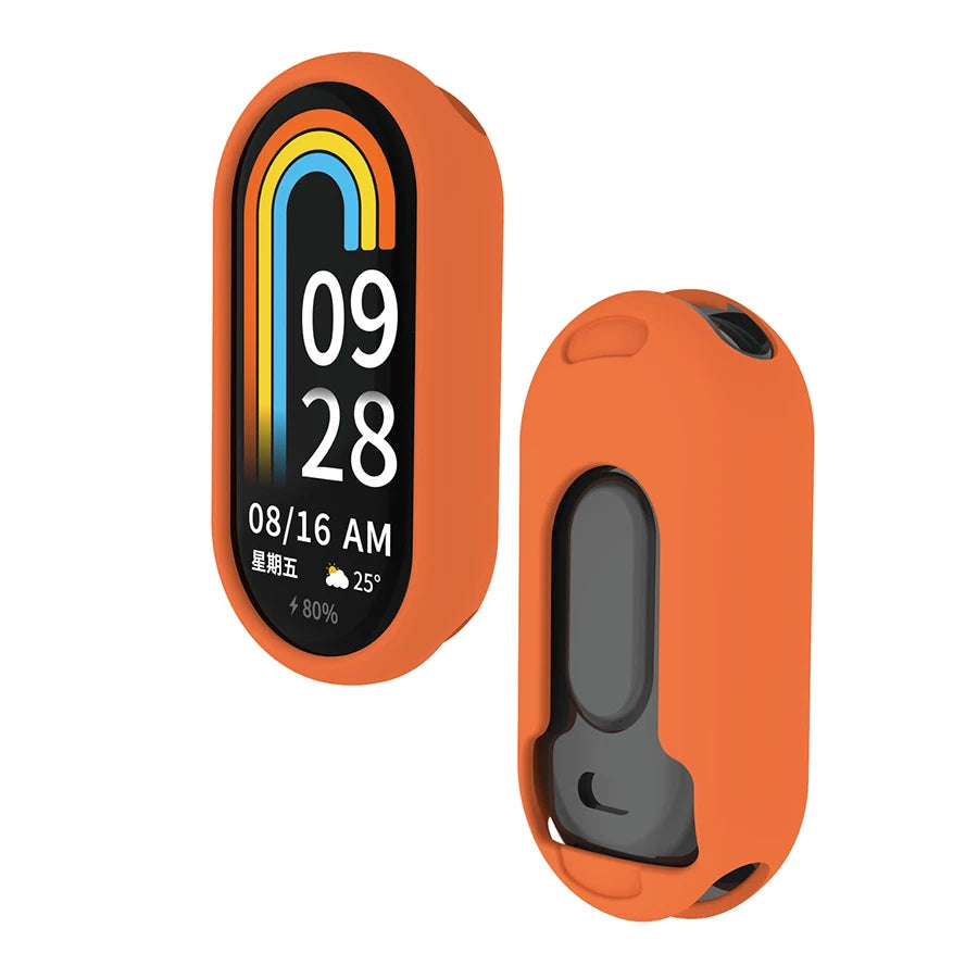 Silicone Case & Screen Protector for Xiaomi Band 8 9 10 Smartband Case Oasis Select