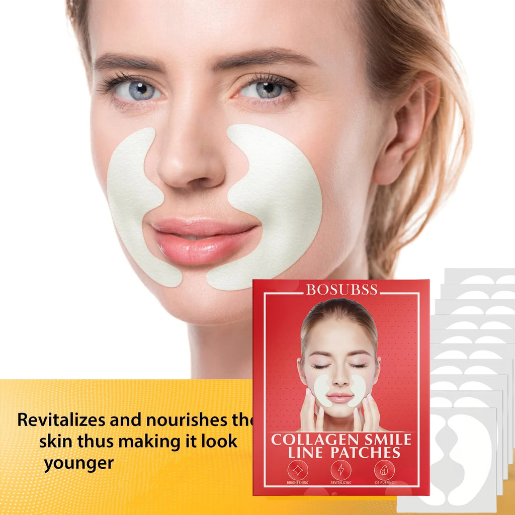 10 pairs/set - nasolabial patch, used to fade nasolabial folds, lift and tighten facial skin, moisturize and hydrate Oasis Select