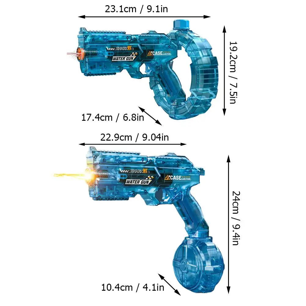 Electric Water Gun for Adults – Auto Fire Squirt Blaster 8M
