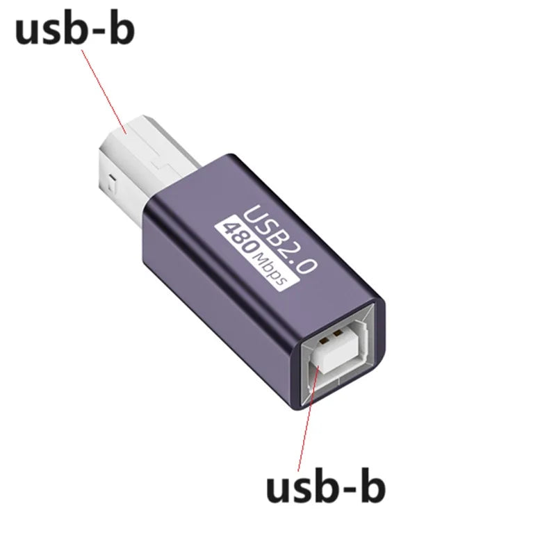 USB-A/Mini/Micro/Type-C to USB-B Female Adapter Connectors Mini Micro USB Type-c to Printer Female Scanner Adapter connector Oasis Select USB B Male
