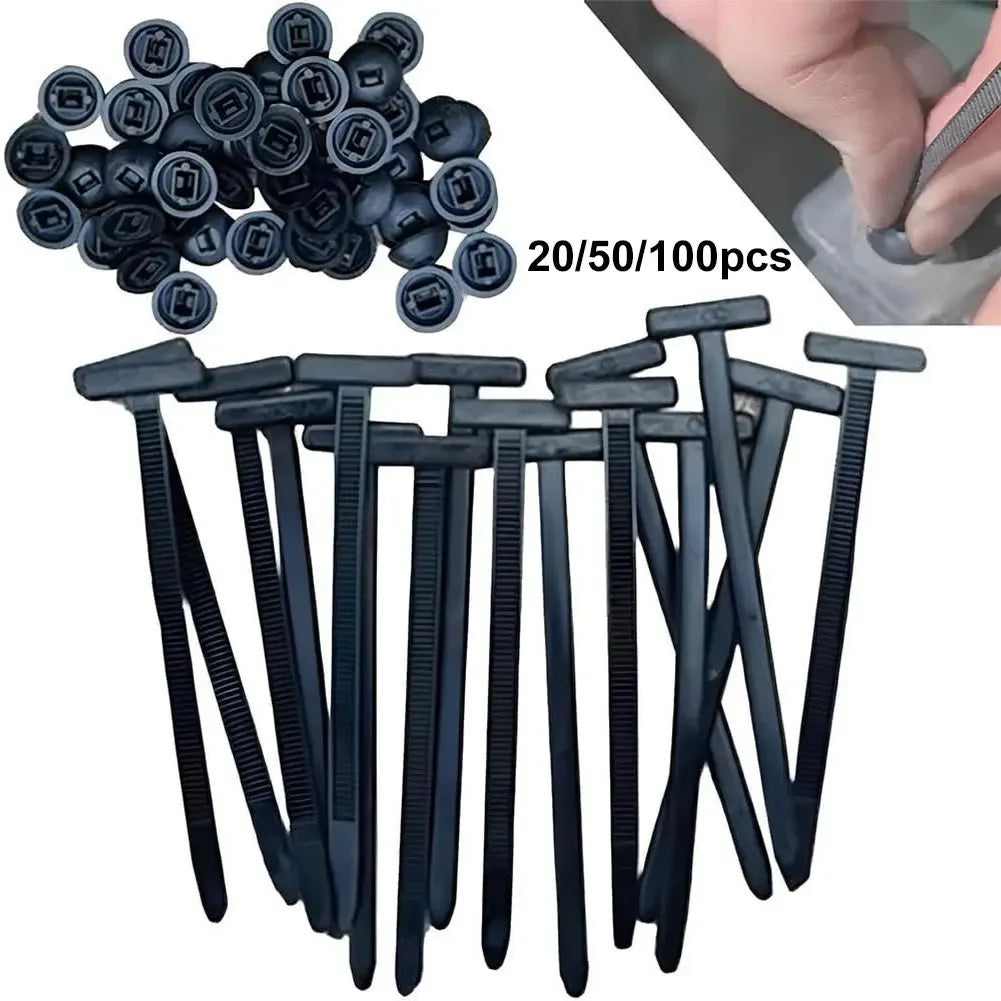 Heavy Duty Nylon Zip Ties 100/200-Pack – Self-Locking Cable Ties Nylon Zip Ties Oasis Select