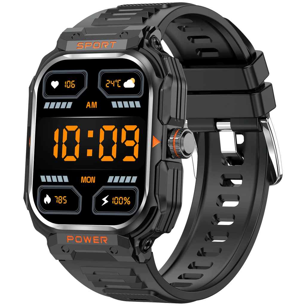 2-in-1 Smartwatch & Headphones 2.01" HD NFC Bluetooth 5.2