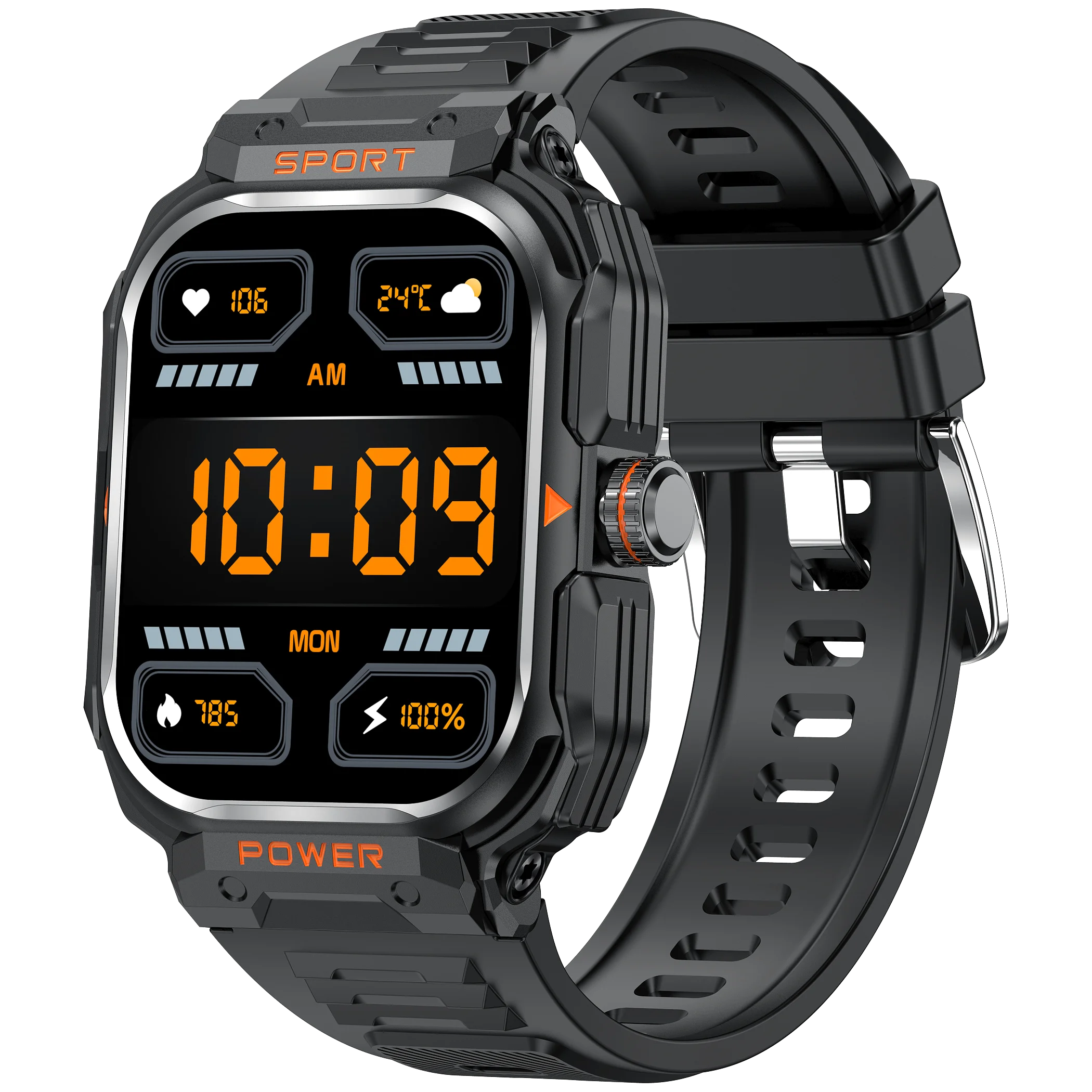 2-in-1 Smartwatch & Headphones 2.01" HD NFC Bluetooth 5.2