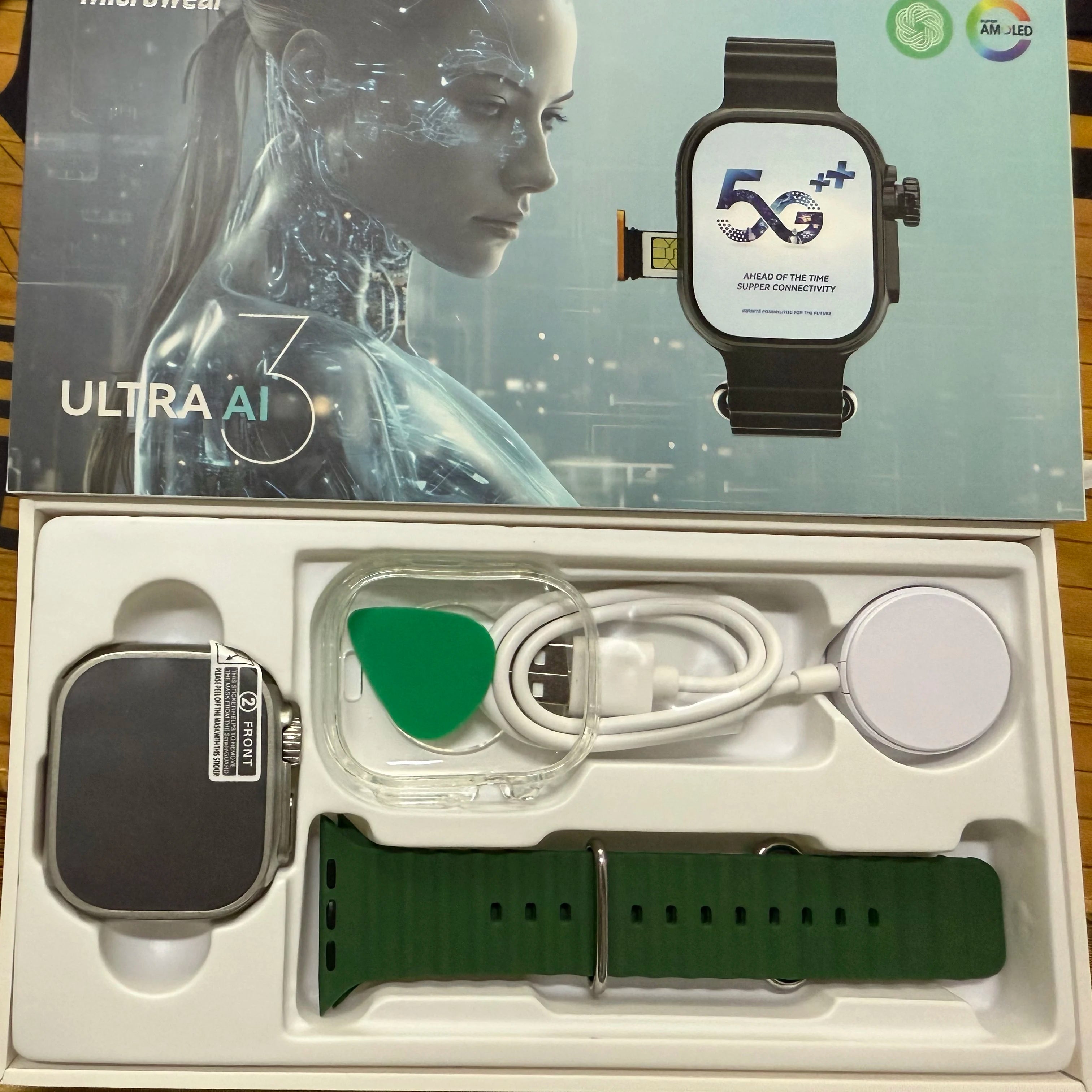Zestbolt Ultra Ai3 4G Smart Watch | AMOLED GPS Rotating Camera