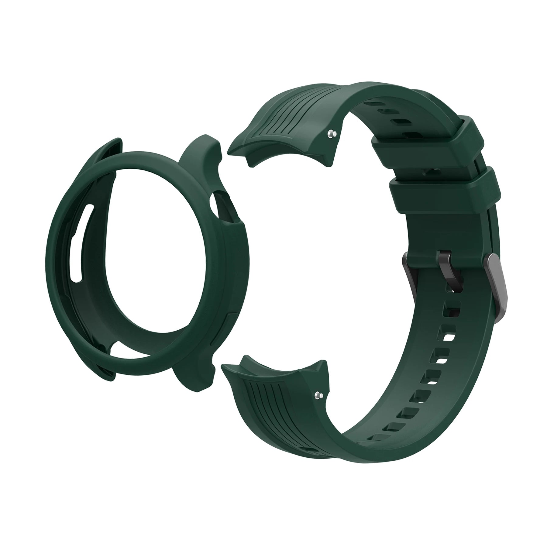 Silicone Strap & Case for Amazfit Balance – Sport Watch Band Smartwatch Band & Case Oasis Select Green