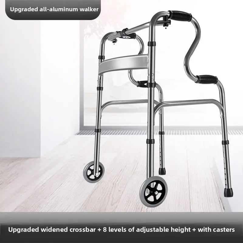 Multi-functional Solid Elderly walker Assisted walker Four-legged disabled walker Fractured double crutches Oasis Select