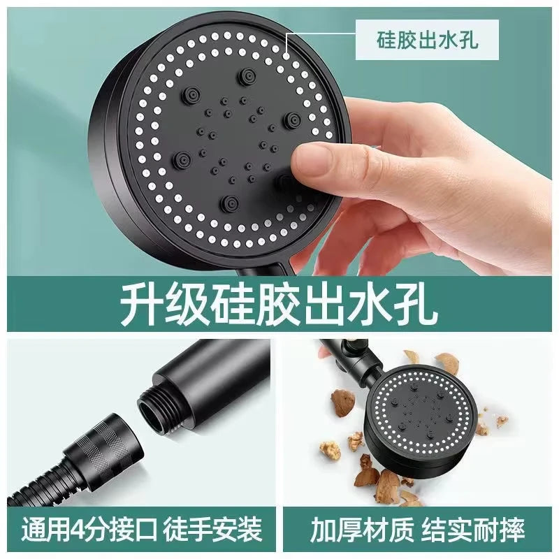 This multi-functional, height-adjustable shower head features 5 modes, adjustable water flow, and a one-touch stop function. Oasis Select