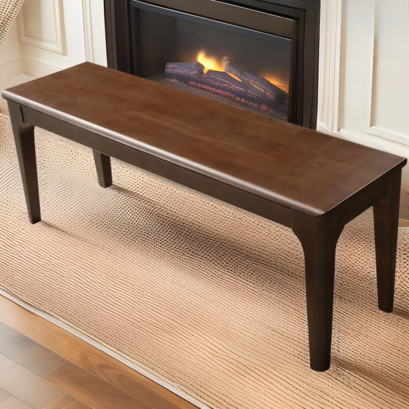 Solid wood bench wooden bench bedside bench simple modern shoe changing bench rectangular household Nordic dining table stool Oasis Select