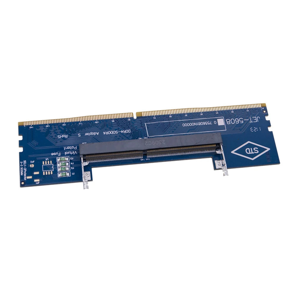 DDR3 DDR4 DDR5 Laptop to Desktop Memory Adapter Card SO-DIMM To PC DIMM Card DDR3 DDR4 DDR5 Memory RAM Connector Adapter Oasis Select Blue