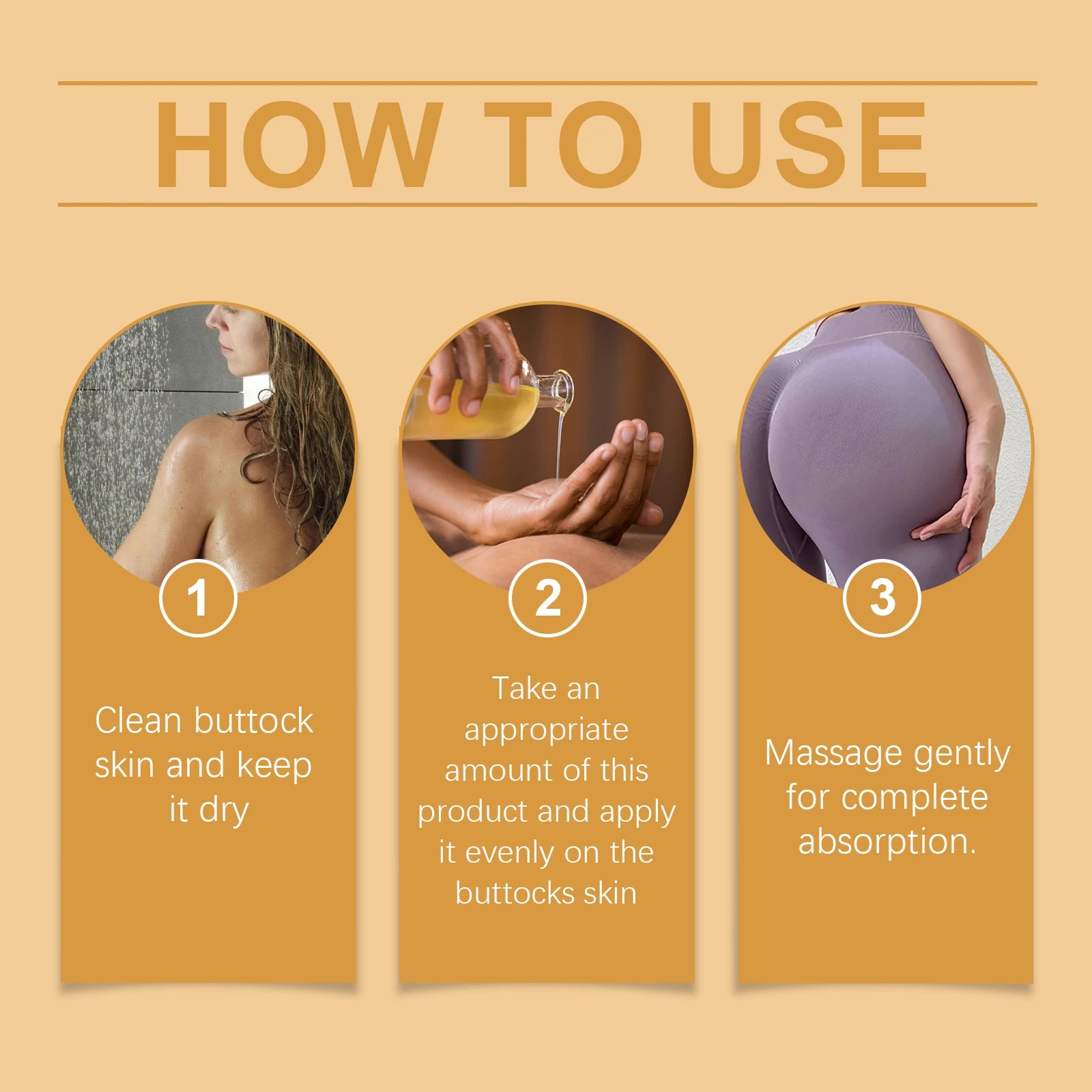 Buttock Enlargement Oils Butt Enhancer Plus Size Hip Lift Up Hip Growth Firming Nourishing Shaping Sexy Body Hip Lifting Oil Oasis Select