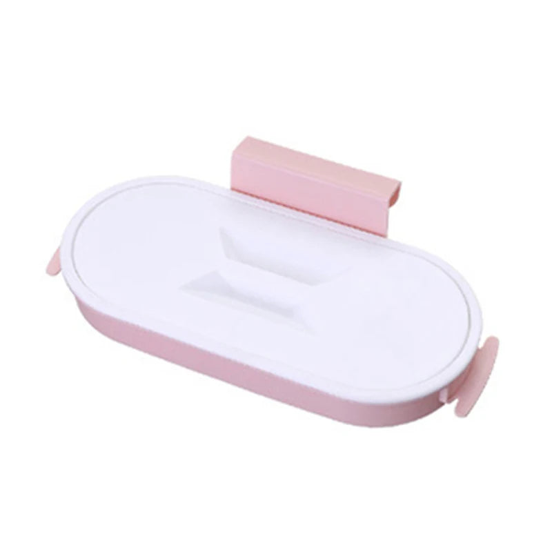 Hanging Trash Bag Holder Rack – Kitchen & Bathroom Organizer Trash Bag Holder Oasis Select pink