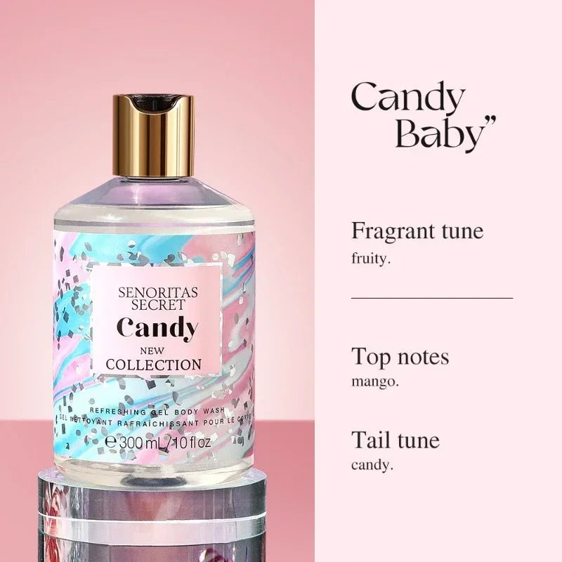 Sweet Body Wash 300ml Fragrance Shower Gel Lasting Fragrance Moisturizing&oil Controlling Deep Cleaning Body Cleanser Oasis Select 1pc 5 Moisturizing