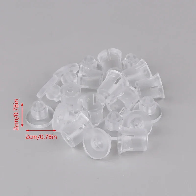 10pcs/lot PC Translucent Advertising Nail Glass Nail Bracket Invisible Plastic Screw Frosted Screw Oasis Select