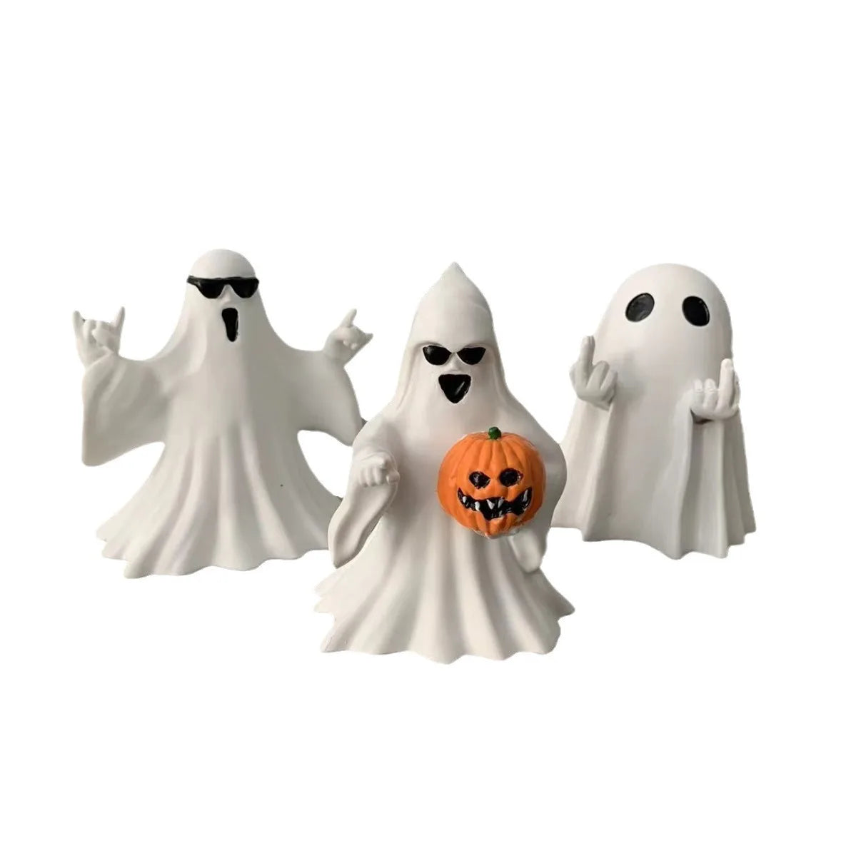 Middle Finger Cute Ghost Halloween Middle Finger Cute Ghost Figment Home Decoration Oasis Select