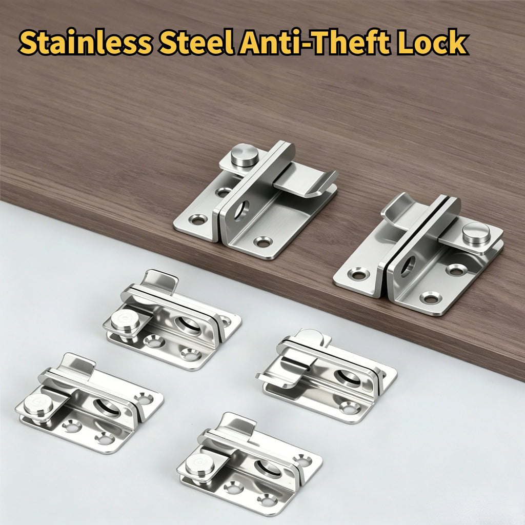 1pc Flip Latch Gate Latches Slide Bolt Latch Safety Door Lock Catch For BarnCabinet Pet Cage Garden Bathroom Garage Window Slid Oasis Select